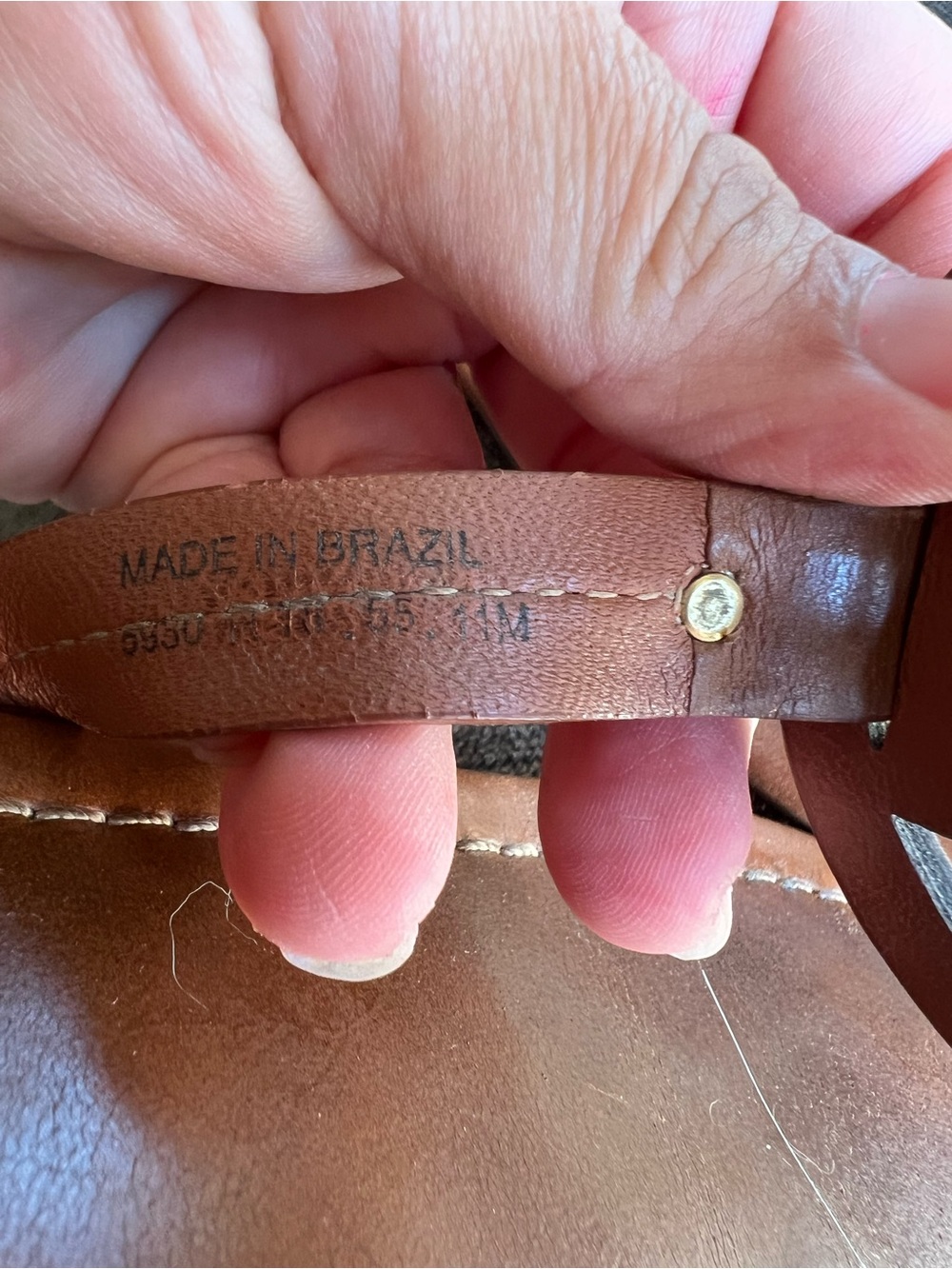 Tory Burch Miller Brown Leather Sandals Size 11 M - Picture 15 of 17